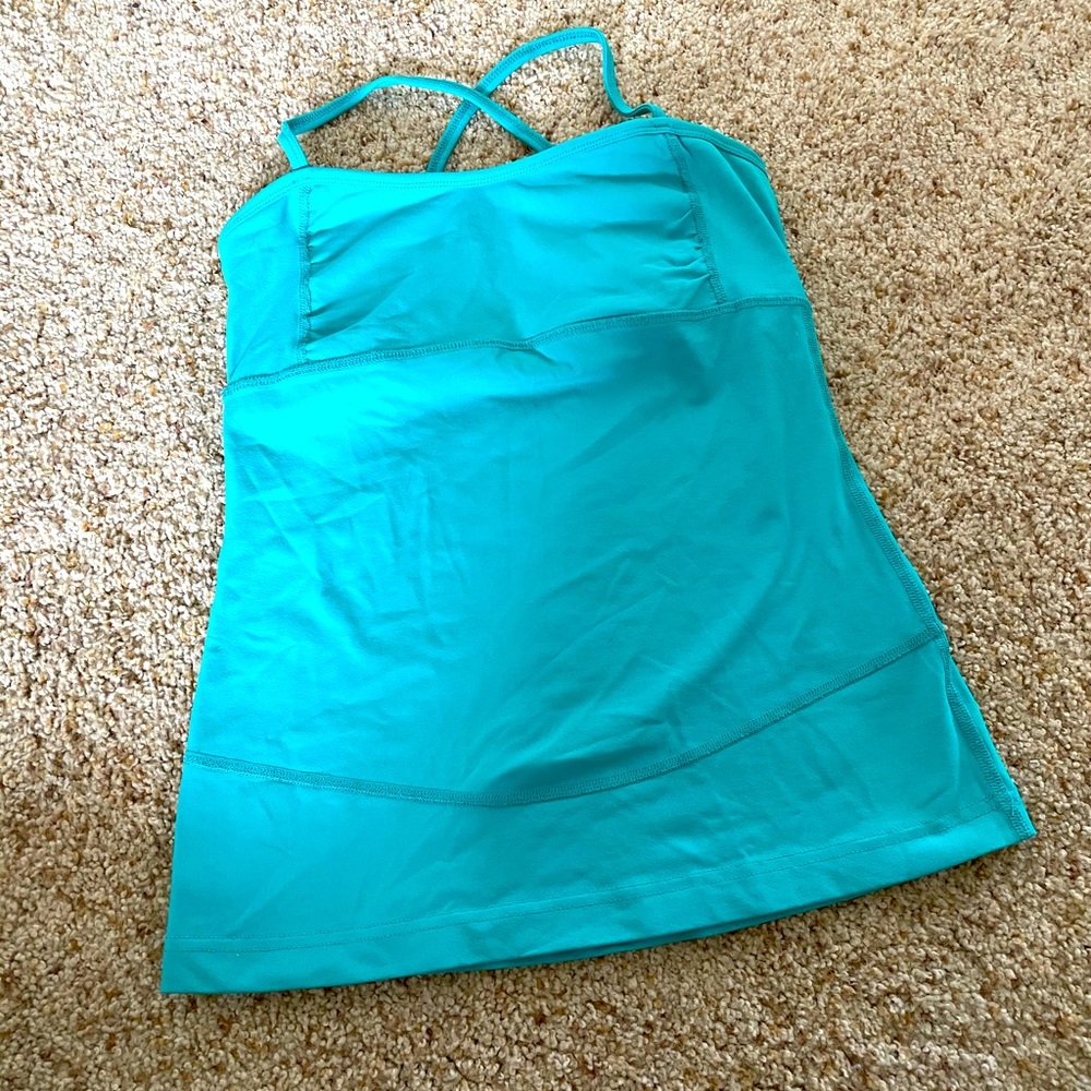Turquoise Workout Top